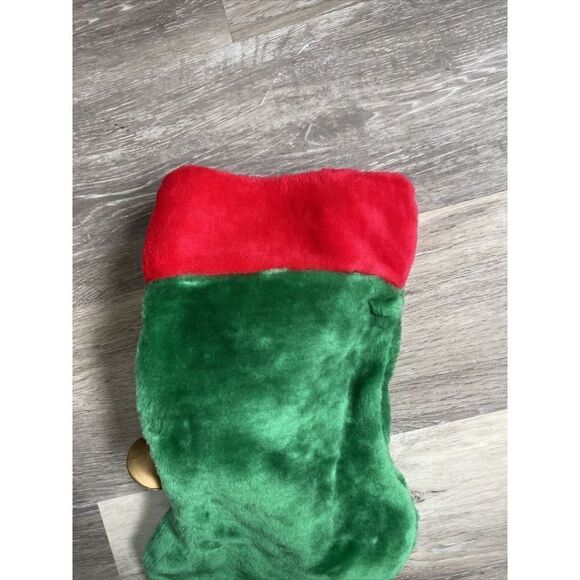 Winnie the Pooh plush with horn Christmas stocking Red Green Yellow - Picture 4 of 6